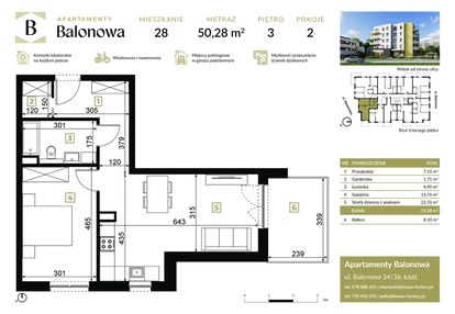 Mieszkanie w inwestycji: Apartamenty Balonowa