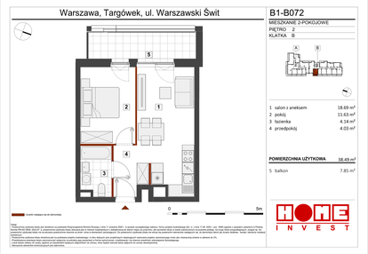 Mieszkanie w inwestycji: Warszawski Świt etap VIII