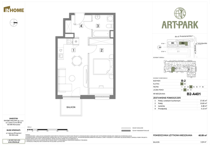 Mieszkanie w inwestycji: Inhome Osiedle ArtPark etap I