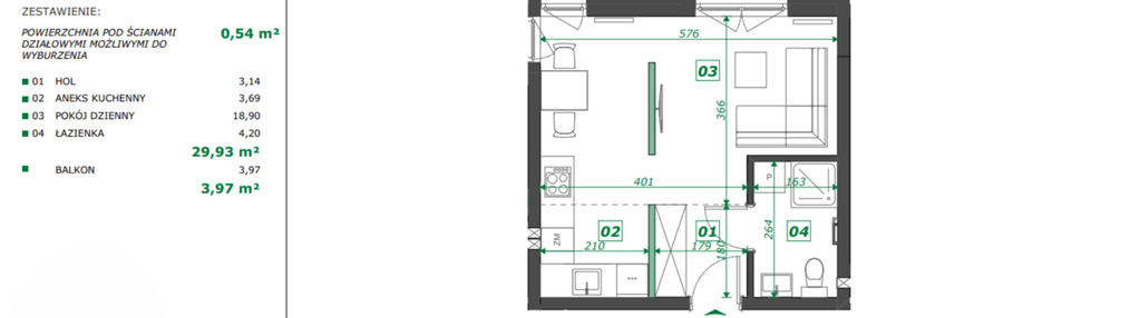 Mieszkanie w inwestycji: Apartamenty Pszczyńska