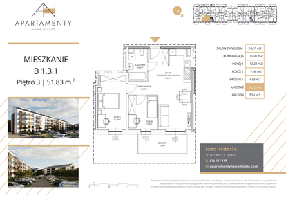 Mieszkanie w inwestycji: Apartamenty Nowe Miasto