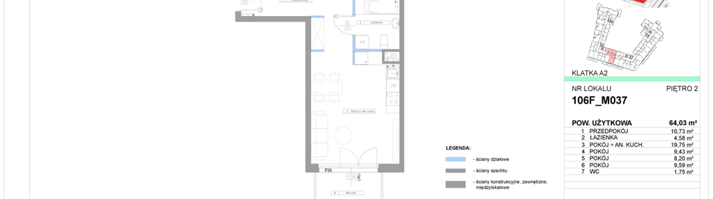 Mieszkanie w inwestycji: Miasteczko Jutrzenki Dzielnica Hortensji
