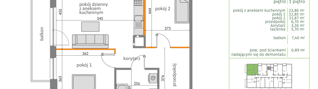 Mieszkanie w inwestycji: Zielona Przystań