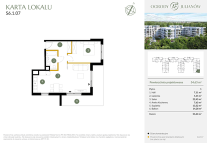 Mieszkanie w inwestycji: Ogrody Julianów