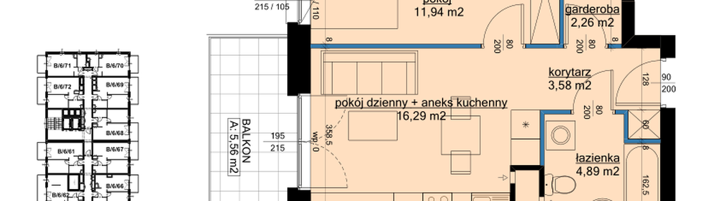 Mieszkanie w inwestycji: Osiedle Hawelańska etap III - bud. B