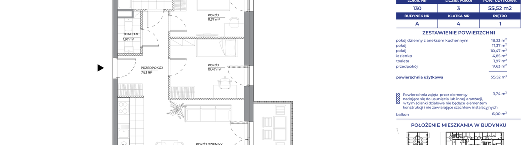 Mieszkanie w inwestycji: Architektów