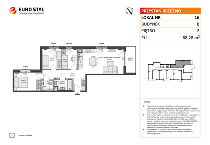 Mieszkanie w inwestycji: Przystań Brzeźno etap 1.2