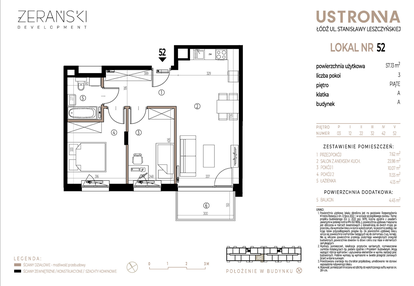 Mieszkanie w inwestycji: Ustronna