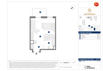 Mieszkanie w inwestycji: Apartamenty Park Matecznego Etap 1