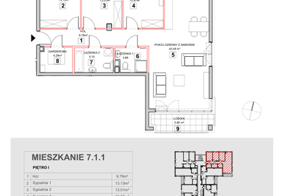 Mieszkanie w inwestycji: Zakątek Harmonia II