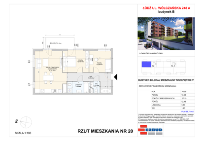 Mieszkanie w inwestycji: Wólczańska 248 - etap II