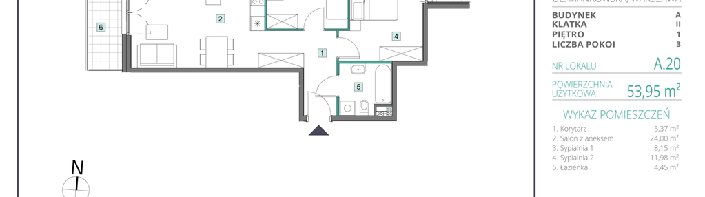 Mieszkanie w inwestycji: Osiedle Salvia