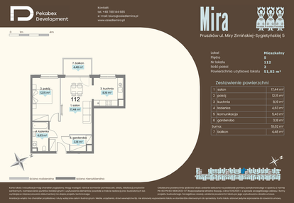 Mieszkanie w inwestycji: Mira