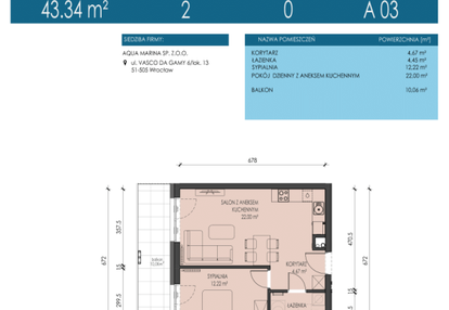 Mieszkanie w inwestycji: Apartamenty Aqua Marina