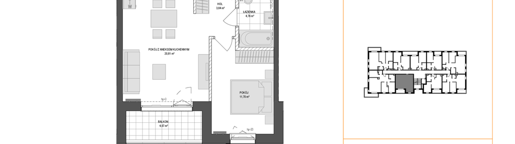 Mieszkanie w inwestycji: Konstelacja etap VI