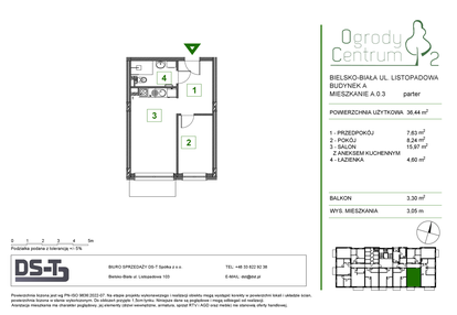 Mieszkanie w inwestycji: Ogrody Centrum 2