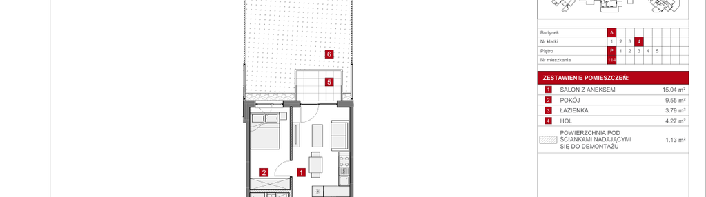 Mieszkanie w inwestycji: Dzielnica Mieszkaniowa Metro Zachód - etap 10