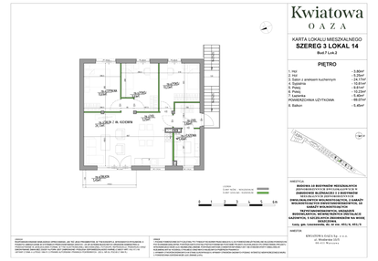 Mieszkanie w inwestycji: Kwiatowa Oaza