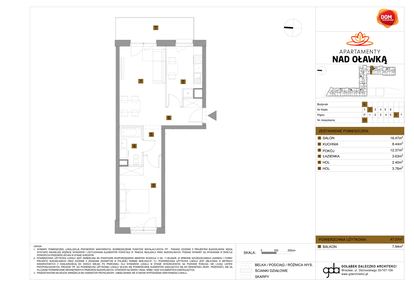 Mieszkanie w inwestycji: Apartamenty nad Oławką etap II