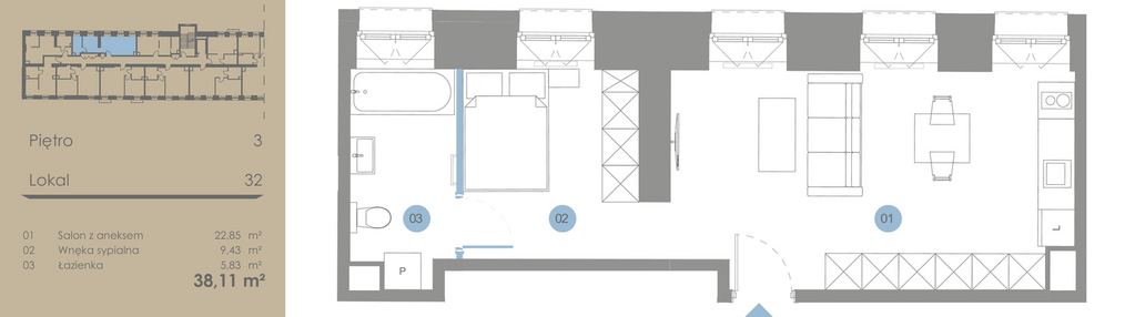 Mieszkanie w inwestycji: Oficyna - mieszkania