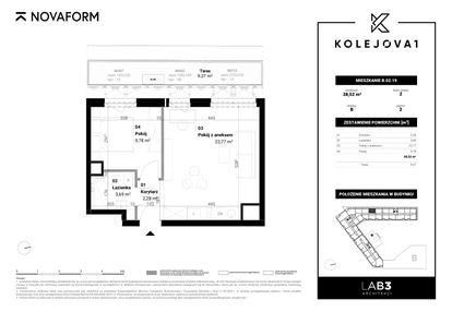 Mieszkanie w inwestycji: Kolejova 1