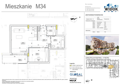 Mieszkanie w inwestycji: Apartamenty Widok Włoszczowa