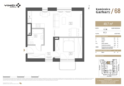 Mieszkanie w inwestycji: Garbary 68