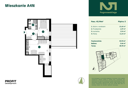 Mieszkanie w inwestycji: Pogonowskiego 52
