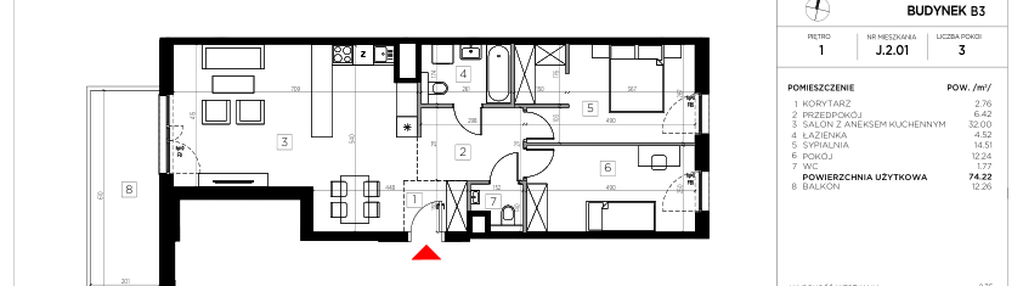 Mieszkanie w inwestycji: CityFlow etap II
