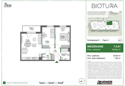 Mieszkanie w inwestycji: Biotura