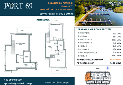 Mieszkanie w inwestycji: Port 69