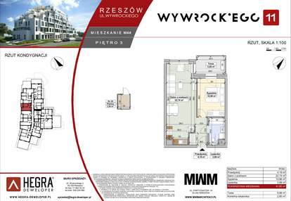 Mieszkanie w inwestycji: Apartamenty Wywrockiego 11