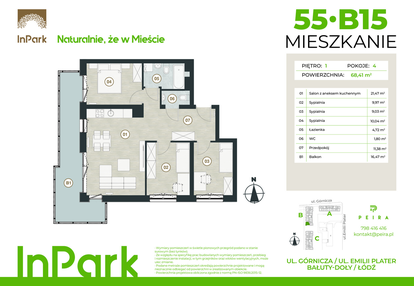 Mieszkanie w inwestycji: InPark