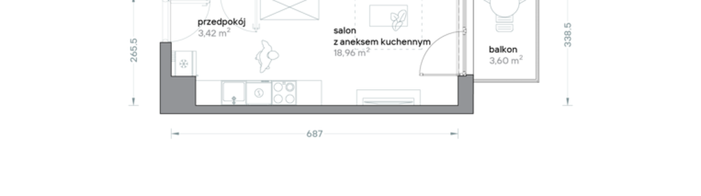 Mieszkanie w inwestycji: Podhalańska Vita