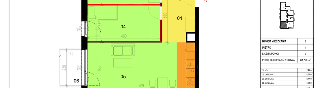 Mieszkanie w inwestycji: Apartamenty Nowy Marysin VII