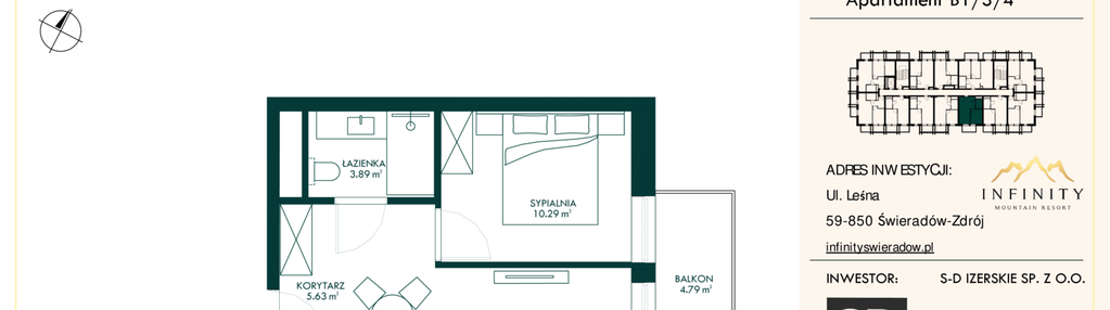 Mieszkanie w inwestycji: Infinity Mountain Resort etap 2