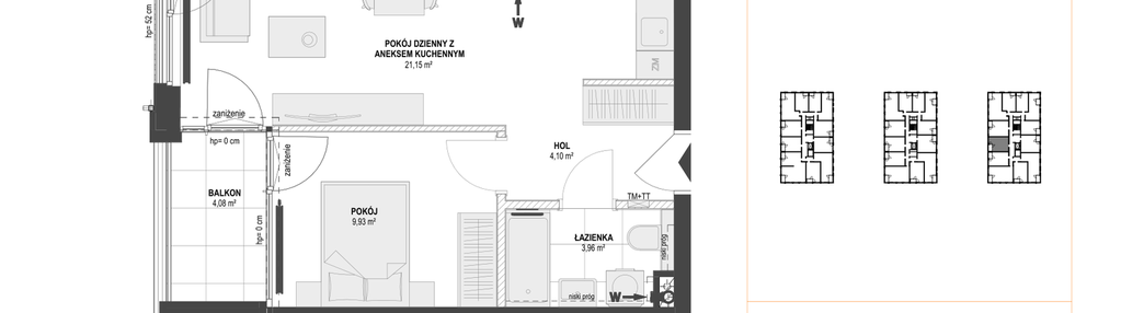 Mieszkanie w inwestycji: DOKI Living etap II