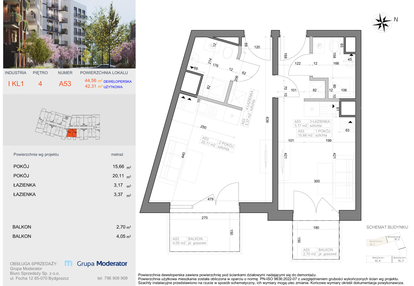 Mieszkanie w inwestycji: Industria etap I-A