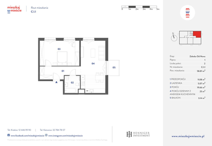 Mieszkanie w inwestycji: Mieszkaj w Mieście - Załęska od Nowa