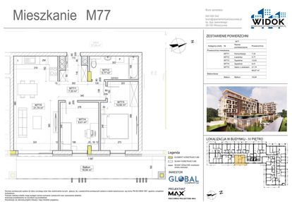 Mieszkanie w inwestycji: Apartamenty Widok Włoszczowa
