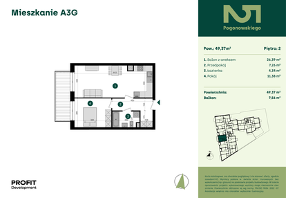 Mieszkanie w inwestycji: Pogonowskiego 52