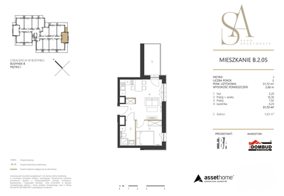 Mieszkanie w inwestycji: Sand Apartments