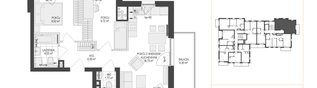 Mieszkanie w inwestycji: Osiedle Warszawska etap III