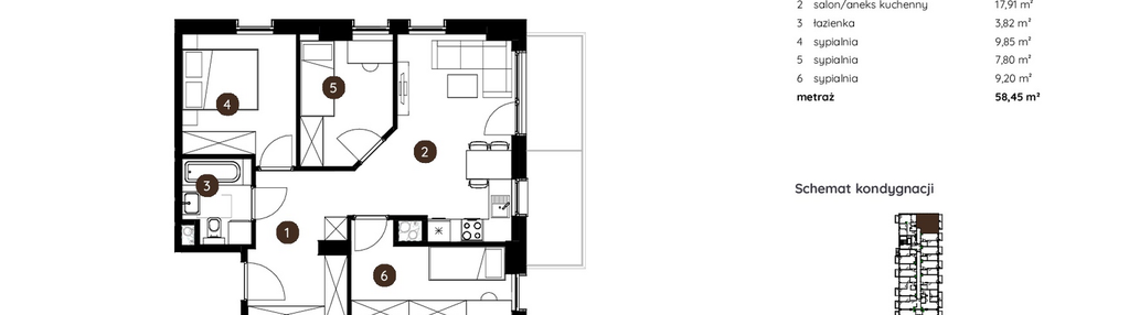 Mieszkanie w inwestycji: Murapol Corfa