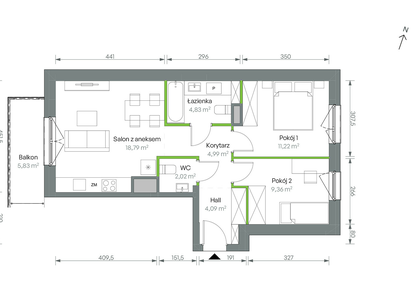 Mieszkanie w inwestycji: Oliwska Vita
