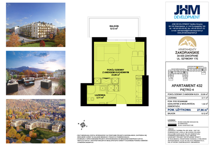 Mieszkanie w inwestycji: Apartamenty Zakopiańskie