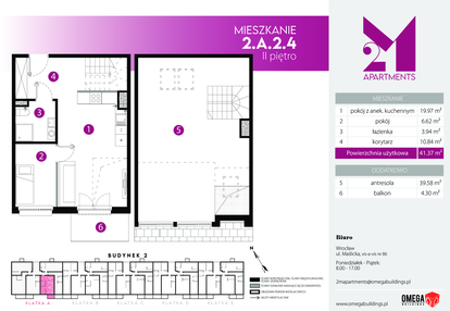 Mieszkanie w inwestycji: 2M Apartments Etap III