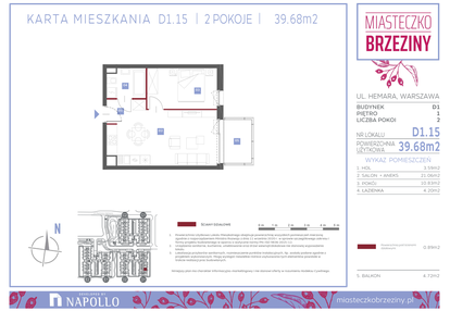 Mieszkanie w inwestycji: Miasteczko Brzeziny II