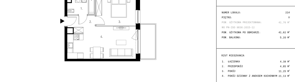 Mieszkanie w inwestycji: Staszica 3