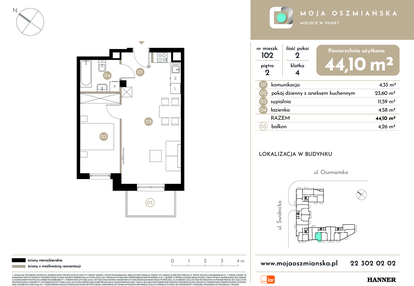 Mieszkanie w inwestycji: Moja Oszmiańska